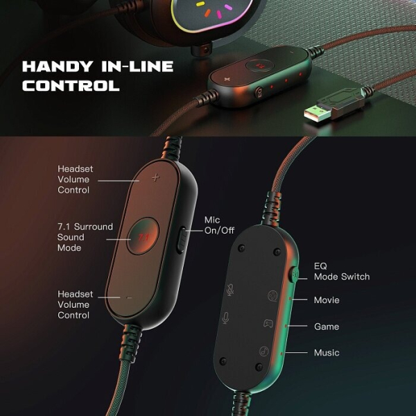 Купить Игровые наушники Fifine H6 Gaming Headsets, Graphite (H6G)-3.jpg